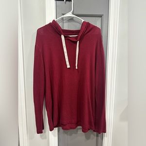 Cranberry Zyia Lounge Boyfriend Hoodie